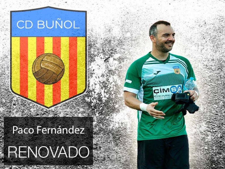PACO CONTINUARÁ DEFENDIENDO LA PORTERÍA DEL CD BUÑOL