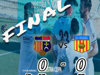 victoria CD Buñol ante Ribarroja en La Nostra Copa
