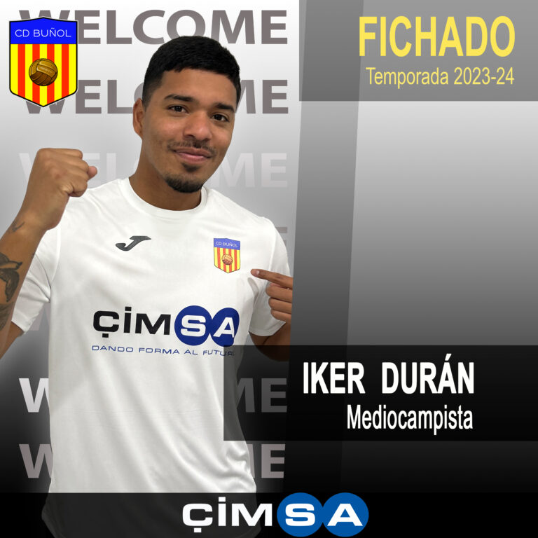IKER DURÁN FIRMA POR EL CD BUÑOL
