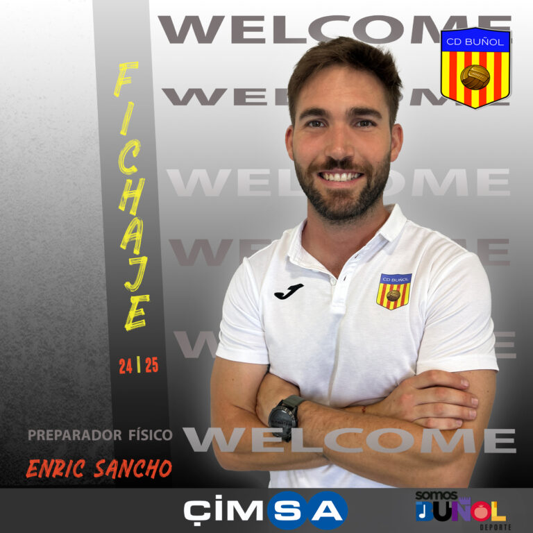 FICHAJES | ENRIC SANCHO, NUEVO PREPARADOR FÍSICO DEL CD BUÑOL