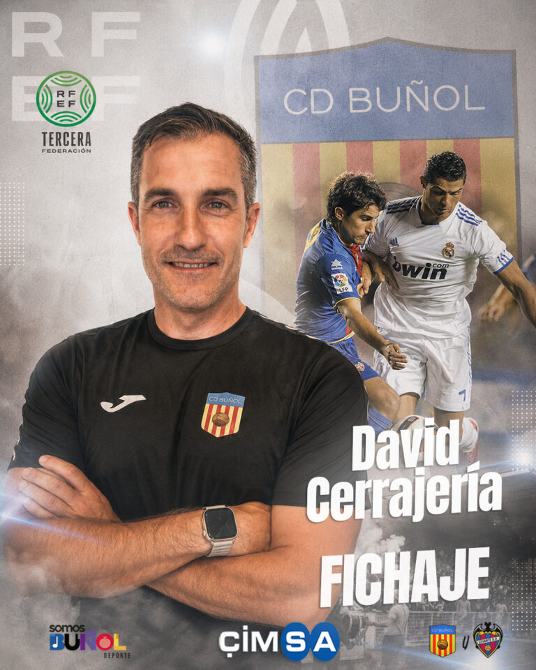 💣🎯 FICHAJE | ¡DAVID CERRAJERÍA SE UNE AL CUERPO TÉCNICO DEL CD BUÑOL!